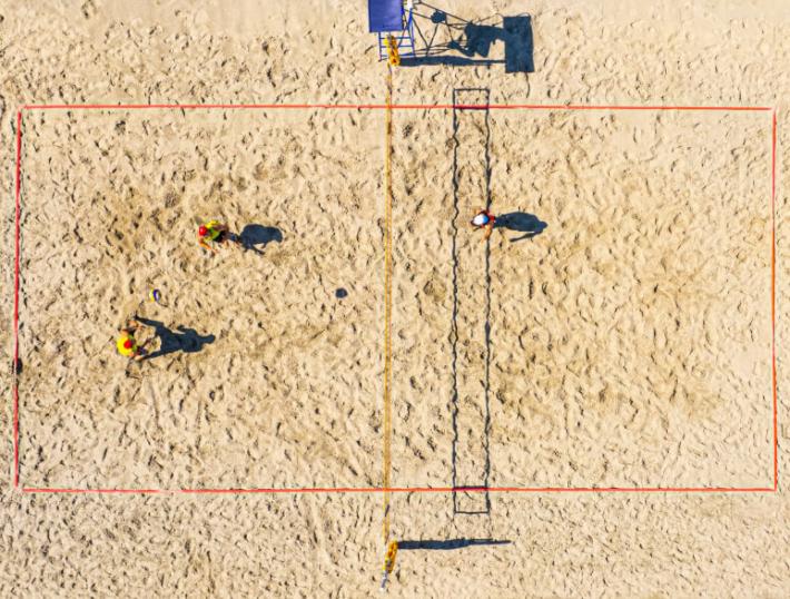 Pavimentazione in sabbia per impianti sportivi